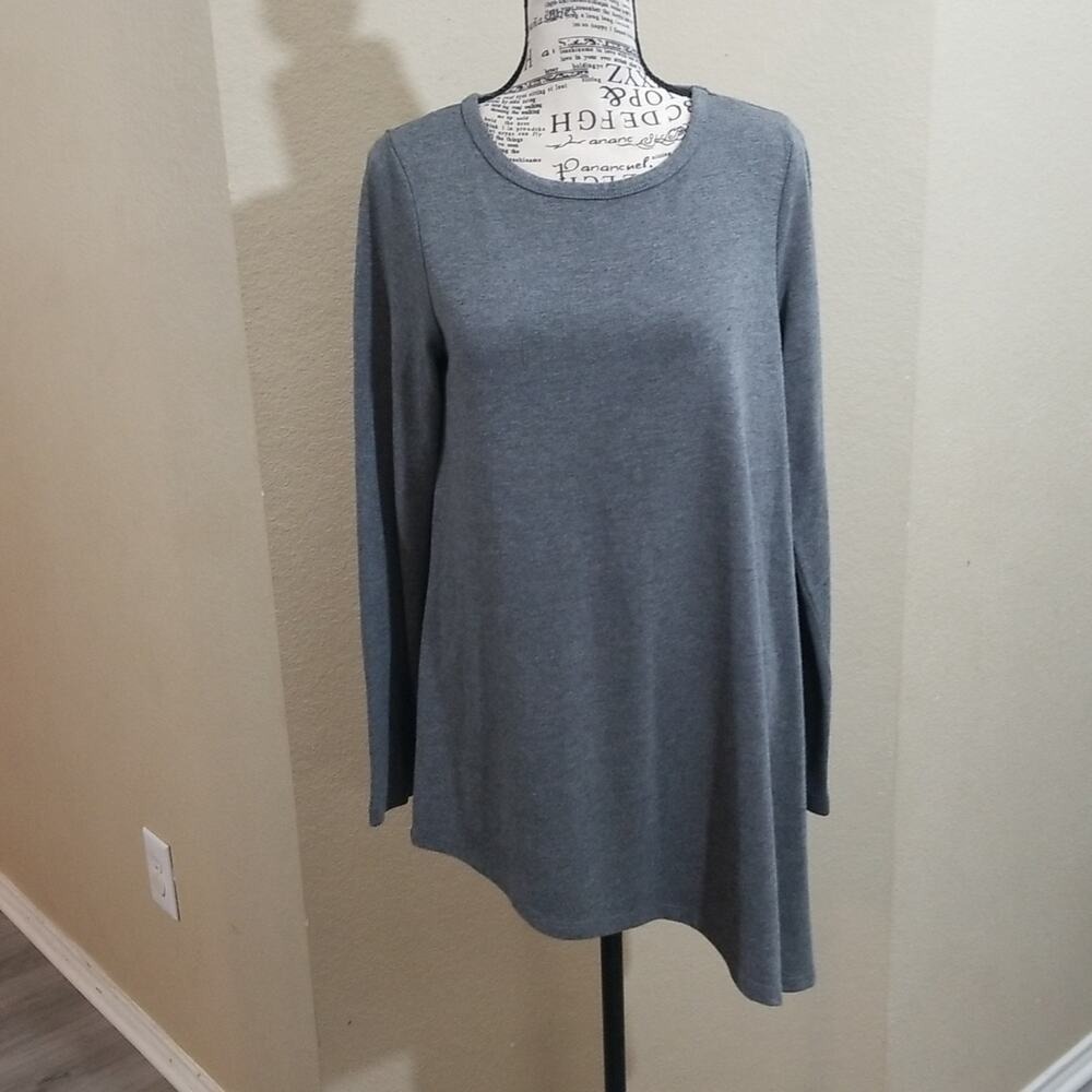 Joan Vass asymmetrical hem top size m